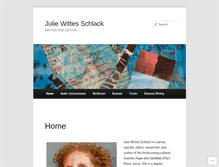 Tablet Screenshot of juliewittesschlack.com